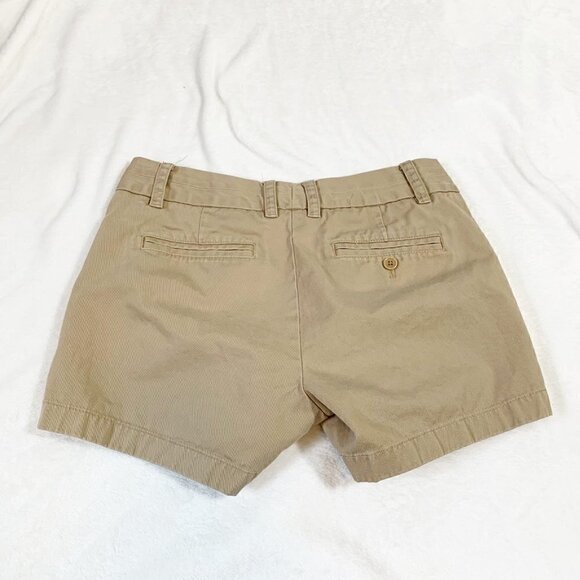 J.‎ Crew chino khaki 100% cotton 3" casual summer shorts - Size 2 - Picture 6 of 10